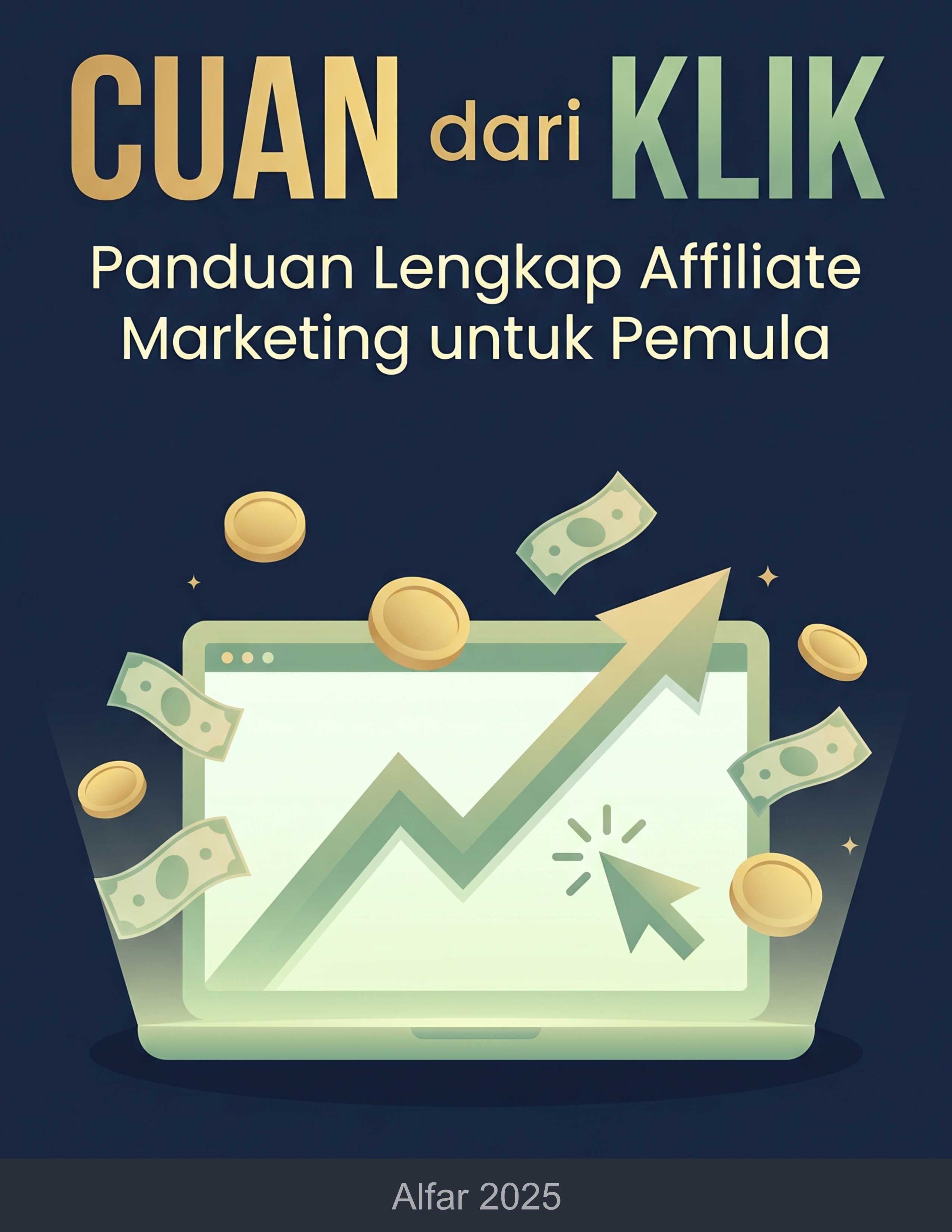 CUAN dari KLIK — Panduan Lengkap Affiliate Marketing untuk Pemula, dari Nol Sampai Penghasilan Pertama
