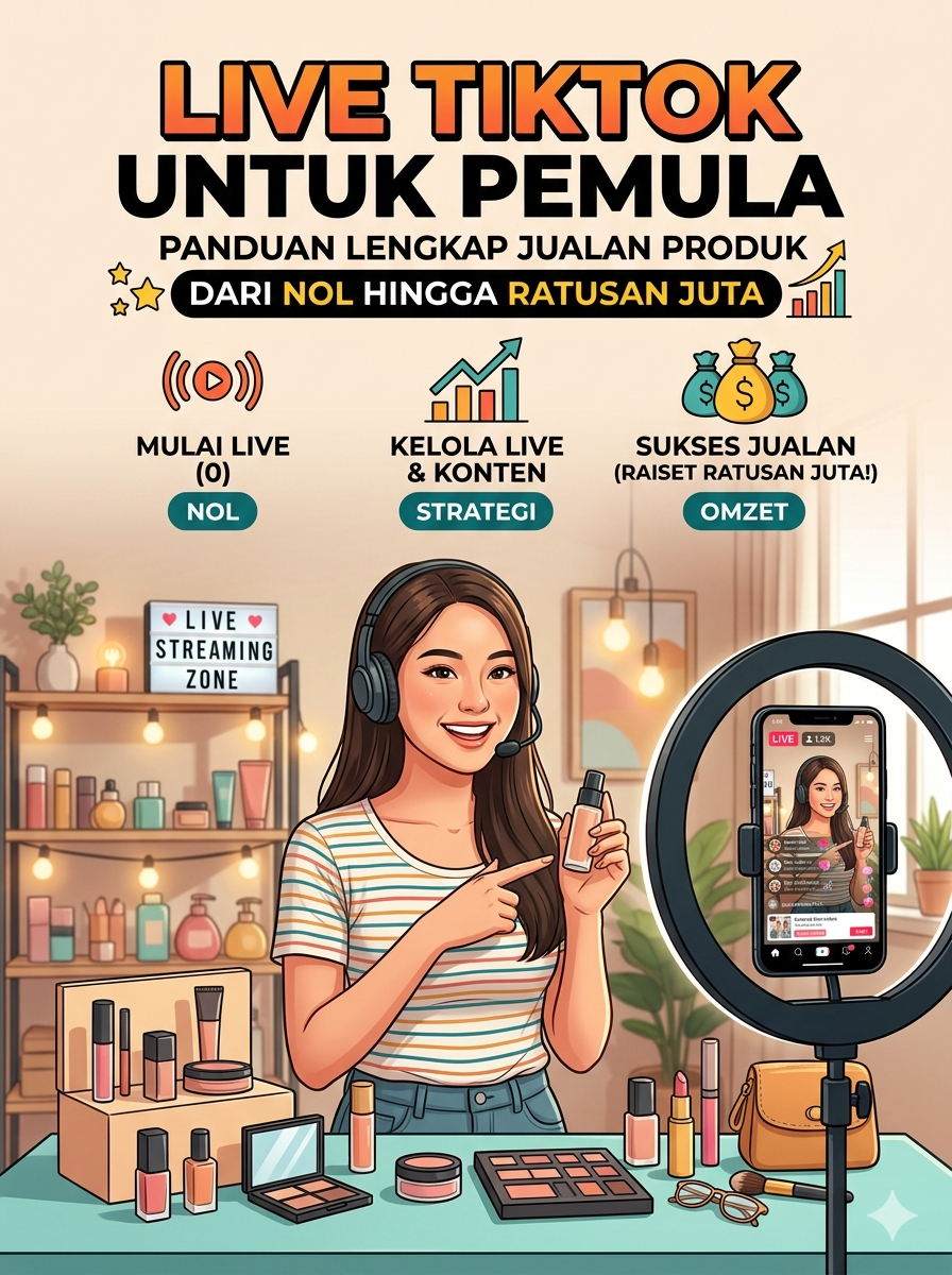 Live TikTok untuk Pemula: Panduan Lengkap Jualan Produk dari Nol hingga Ratusan Juta