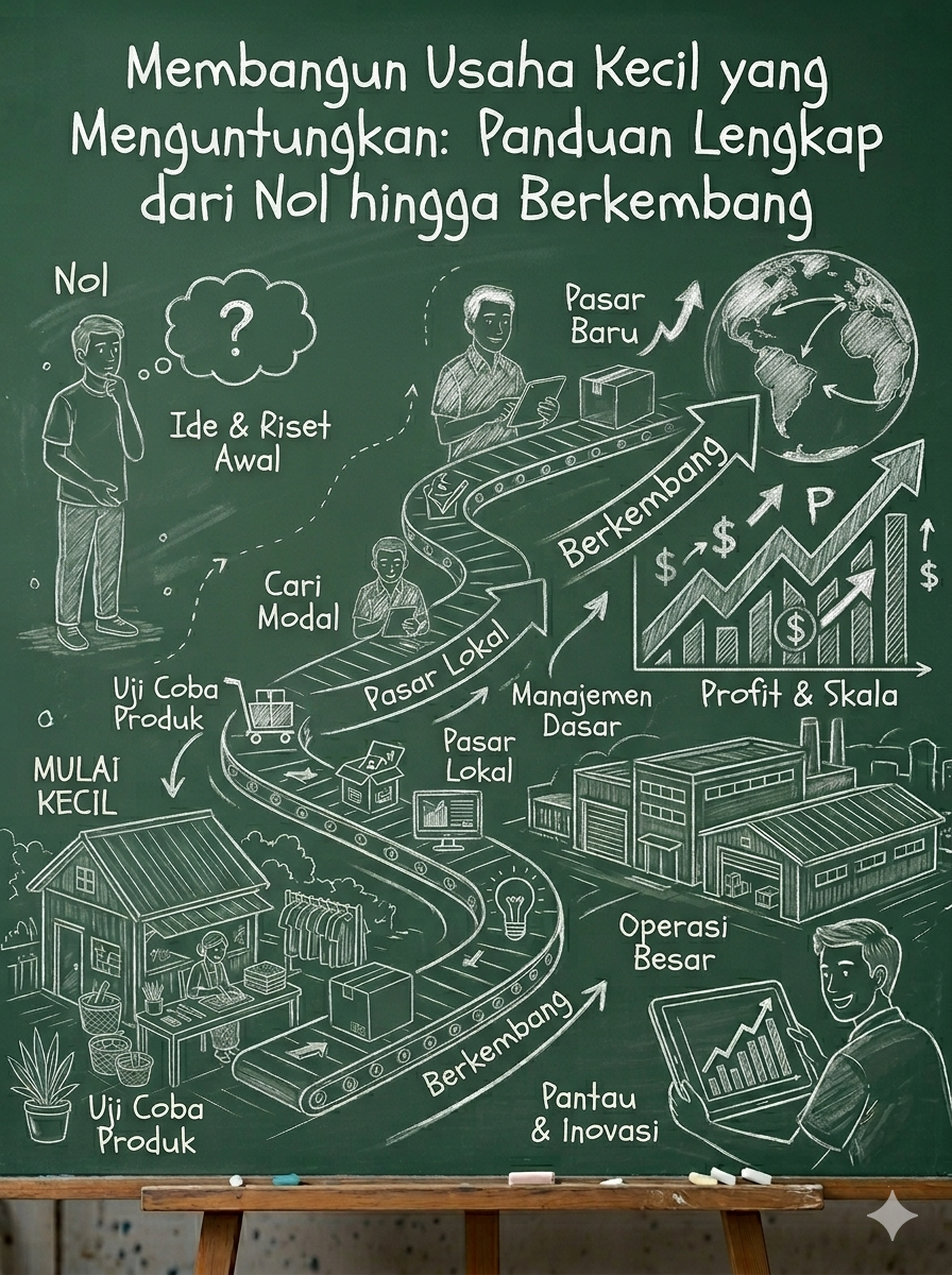 Membangun Usaha Kecil yang Menguntungkan: Panduan Lengkap dari Nol hingga Berkembang